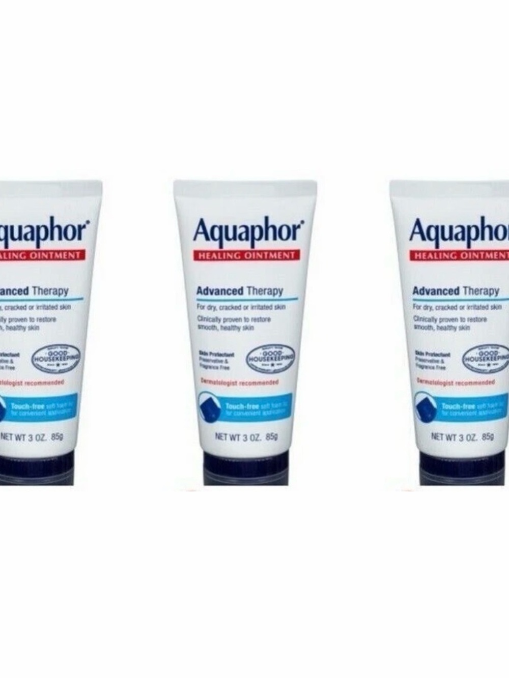 Aquaphor Advanced Therapy Healing Ointment - White Bundle of 3